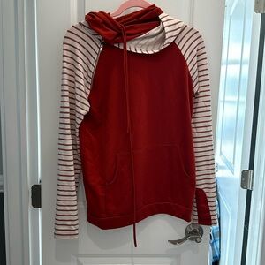 Double hooded light sweatshirt